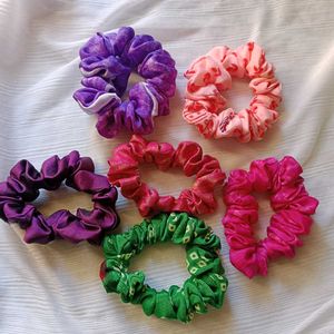 Colorful Scrunchie Set (6 Pieces)