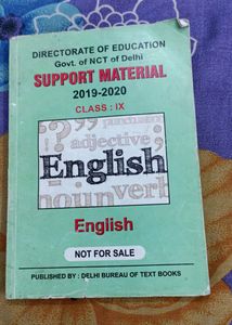 THIS IS A SUPPORT MATERIAL FOR STUDENTS OF CLASS 9 THEY CAN PRACTICE WITH SAMPLE PAPER WHICH IS GIVEN IN IT