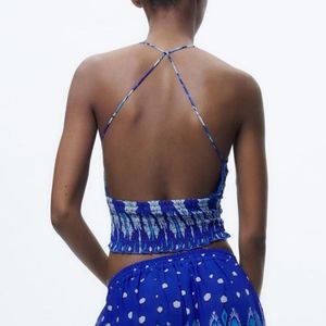 Original Zara Boho Chic Cropped Tank