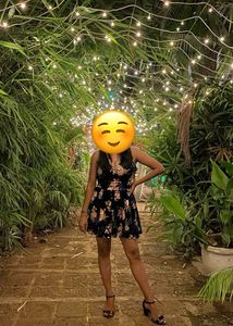 H&M Floral Spaghetti Strap Playsuit