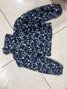 Floral Print Crop Top
