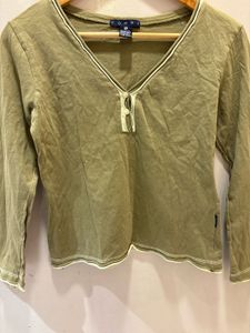 Tommy  Olive Green Tee