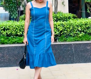 cute Blue Middi Dress🎀