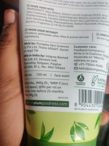 Plum Green Tea Face Wash