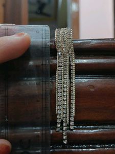 Sparkling Long Tassel Rhinestone Earrings🤍