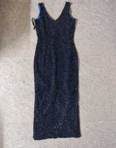 Blue stone Detail dress