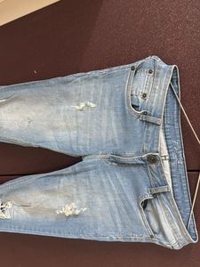 Ripped Light Wash Jeans