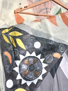 Fabric printed saree