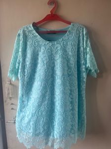 Aquablue Lace top
