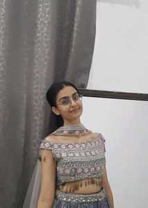 Cute Off Shoulder Lehenga Choli Set