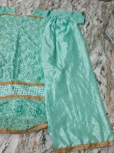 Elegant Sea Green Salwar Suit