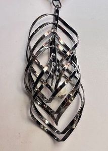 Black Metal Long Necklace