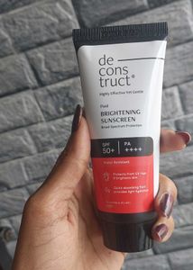 Deconstruct Fluid Sunscreen Spf 50+ PA +++×
