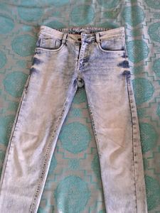 Acid Wash Denim Jeans