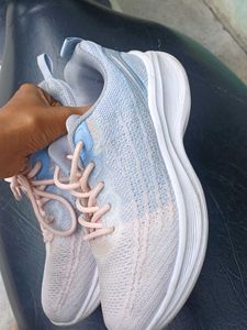 Light Pink &amp; Blue Running Shoes