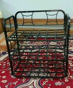Heavy Duty Plastic Shoe Rack - 3 Tier