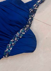 Elegant Blue Party Dress