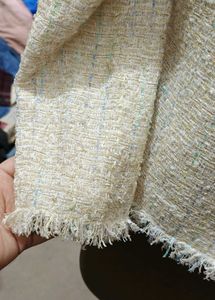 Fringed Tweed Jacket