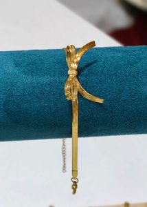 Stainless Steel Bow Bracelet