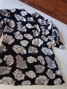 Floral Print Short Kurti