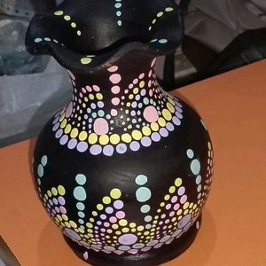 Handmade Mandala Dot Art Flower Pot