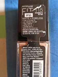 Maybelline New York Fit Me Foundation 115