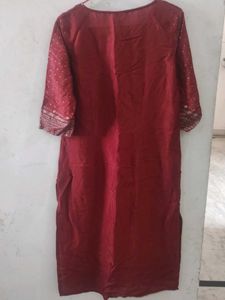 Elegant Maroon Kurta