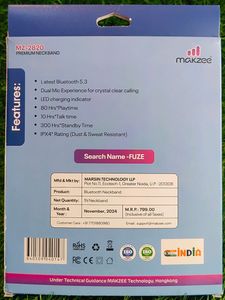 Makzee MZ-2820 FUZE Premium Neckband