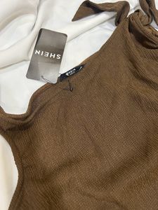 Elegant Brown Maxi Dress