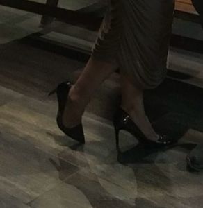 Women Heels Black Size 5