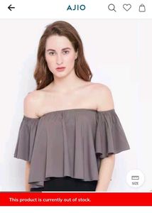 Pink Off-Shoulder Crop Top