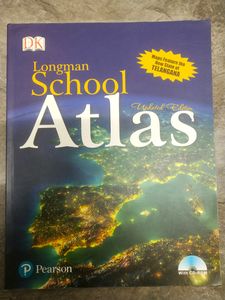 Atlas Book With Country Flags.