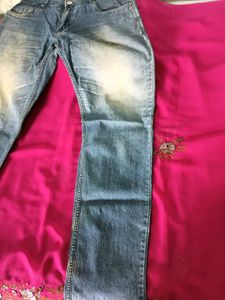Used Blue Colour Jeans Pant - In Good Condition