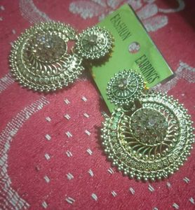 Golden Drop Earrings