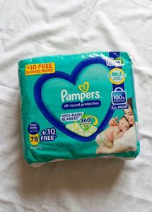 Pampers Nb diapers 78+10 pants