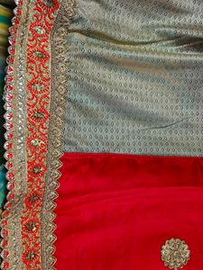 Elegant Embroidered Saree