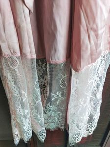 URBANIC Lace Trim Robe