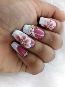 3D Flower presson nail set