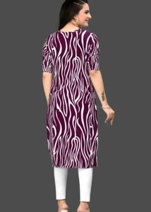 Women Crepe Fabric MultiColor Printed Kurti