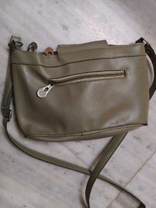 Vintage Shoulder Bag with Charm