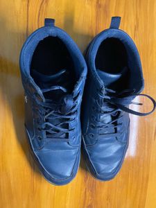 U.S. Polo Assn. Men Navy Blue Solid Sneakers