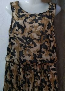 Abstract Print Dress