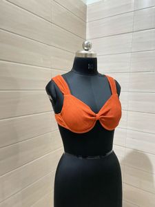 Imported Pintresty Orange Bra