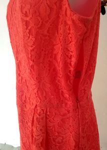 Vintage Formal Lace Mini Dress