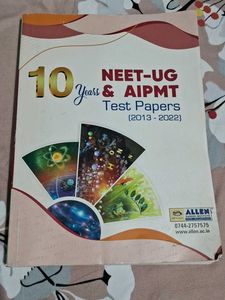 NEET-UG & AIPMT Test Papers