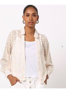 Smart Sheer Top with Dobby Weave( without inner)