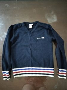 Vintage Reebok V-Neck Sweater
