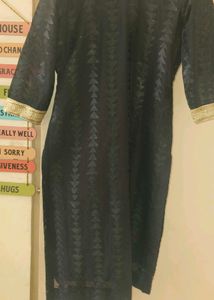 ✨ Elegant Black Kurti ✨