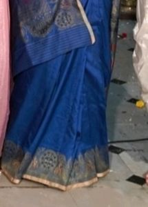 Pure Soft Silk Royal Blue Saree