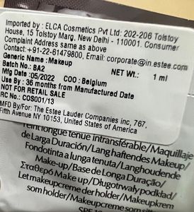 Estee Lauder Foundation Samples